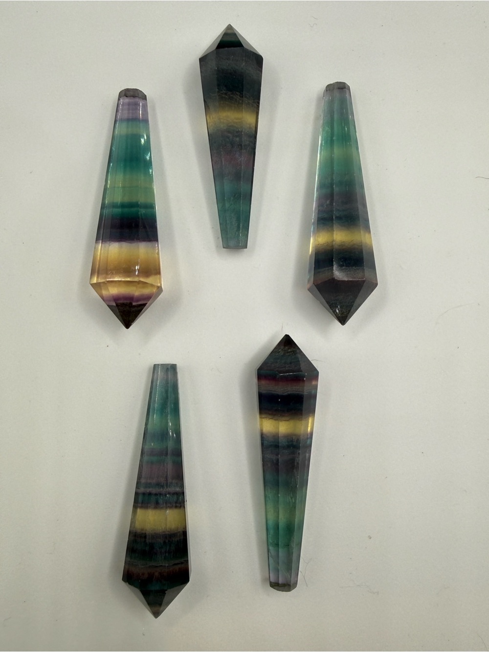 Banded Fluorite Mini Wand
